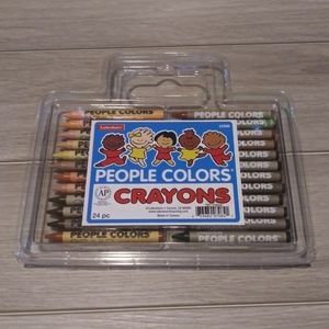 People Colors Crayons/Various Skin Colors by Lakeshore